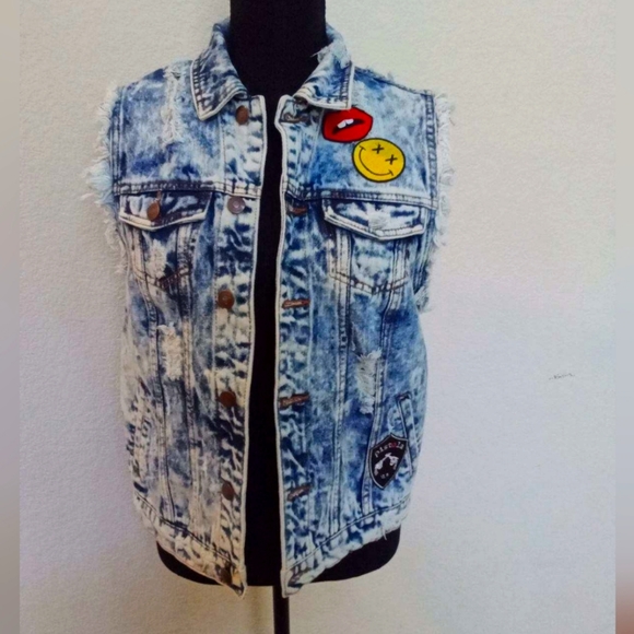 pistola Jackets & Blazers - Punk Rock Denim Vest!